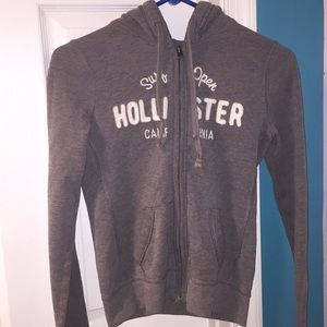 Gray Hollister Hoodie